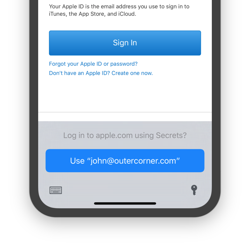 Using Password AutoFill in Safari on iOS 12